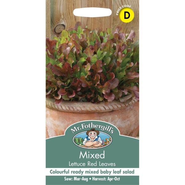 Mixed Lettuce Red Leaves Seeds